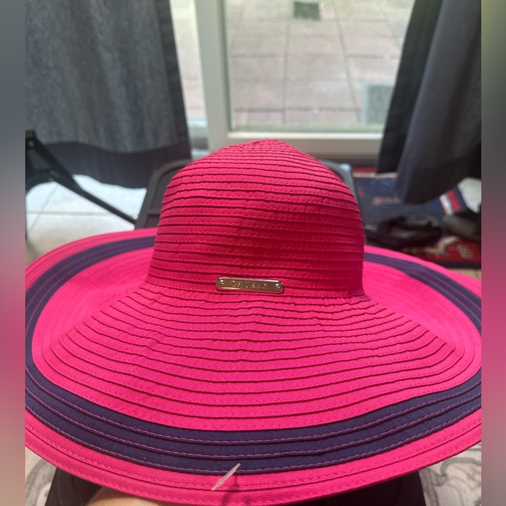 Ralph Lauren Fuchsia and Navy Women's Hat